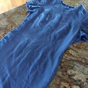 Talbots size 12 blue silk dress